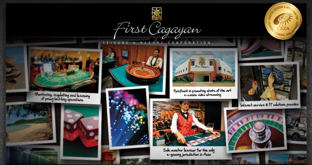First Cagayan（ファースト・カガヤン）サイトのホーム画面